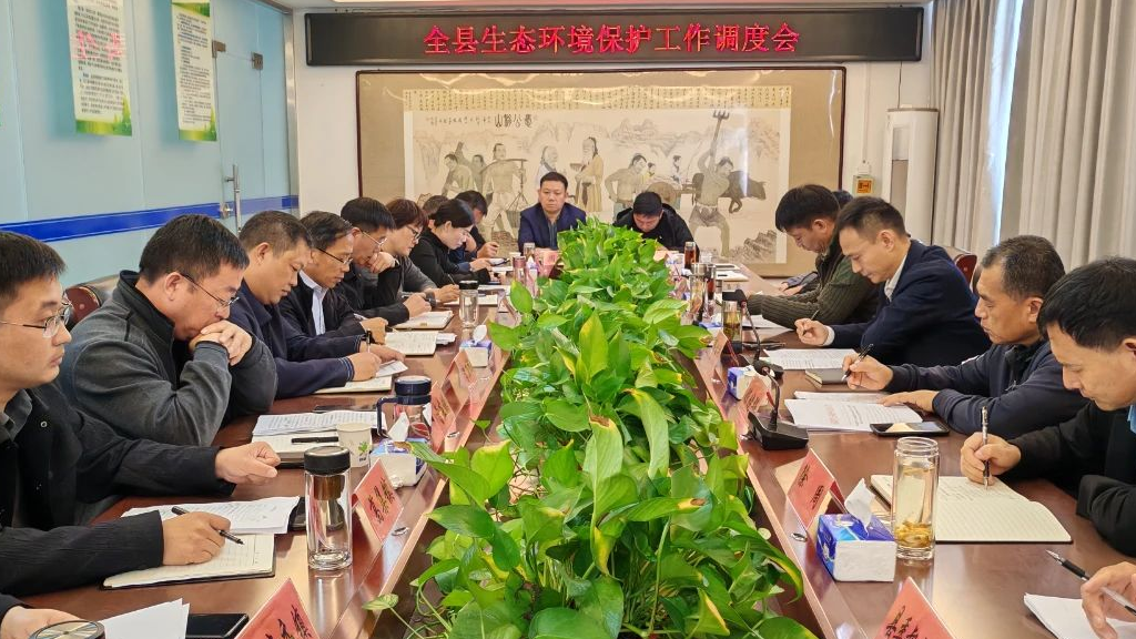 全縣生態環境保護工作調度會召開